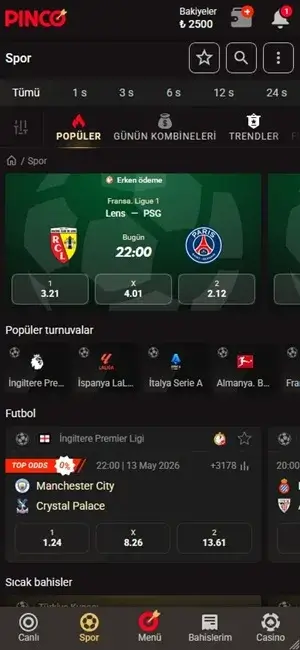 Pinco.win uygulaması