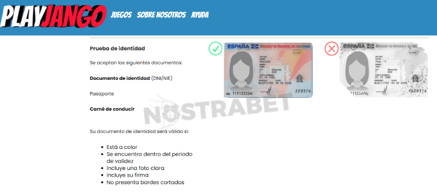 Playjango verificación