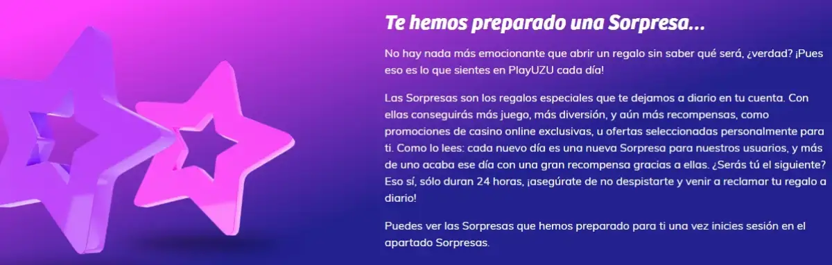 playuzu casino sorpresas