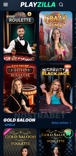 PlayZilla Live Casino