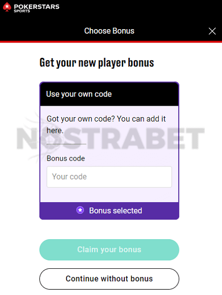 pokerstars bonus code enter ca