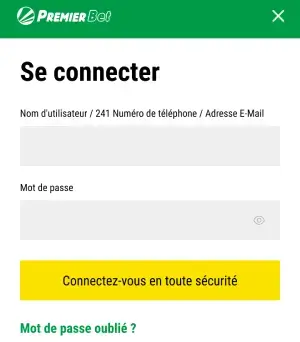 Premier bet mobile connexion