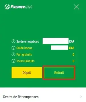 Premier bet mobile retrait