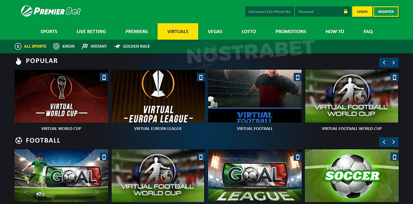 Premier Bet Virtual Sports