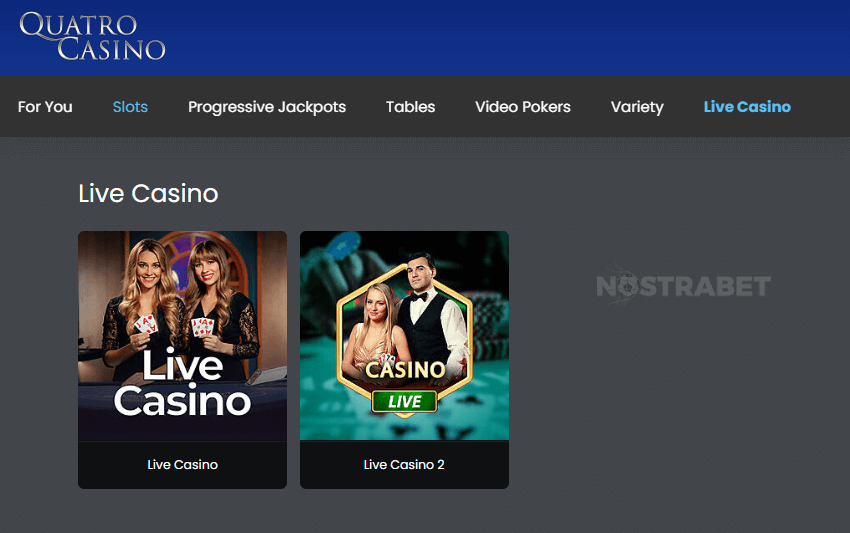 Quatro casino Canada live games