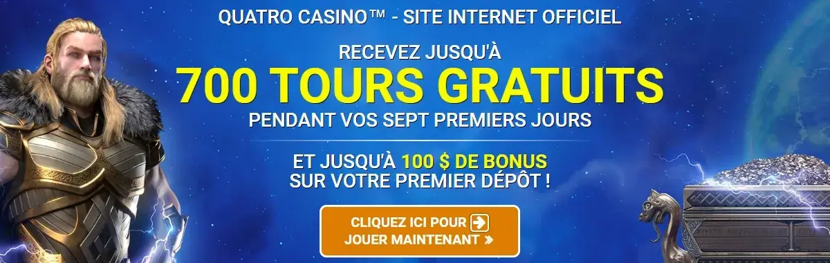 quatro casino bonus de bienvenue