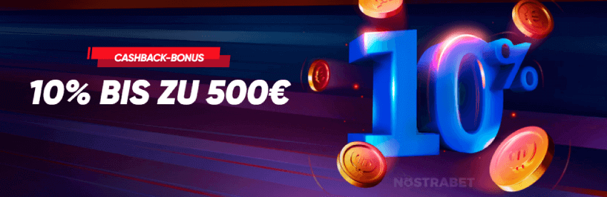 quickwin 10 öchentlicher Cashback bis zu 500 € für Sportwetten