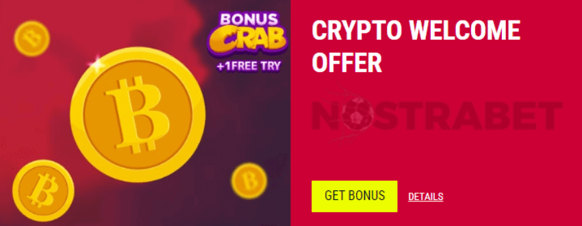 Rabona crypto welcome bonus