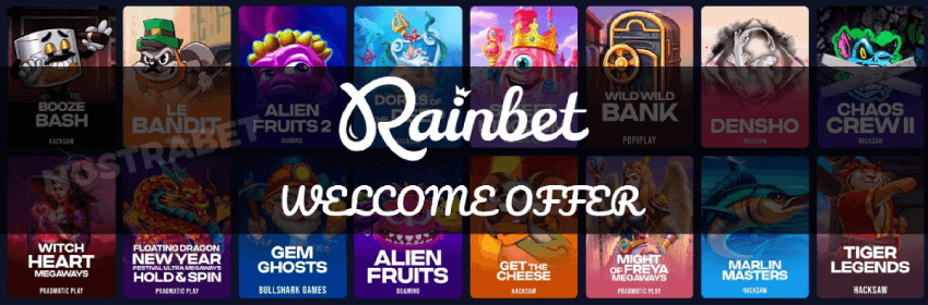 Rainbet welcome bonus casino