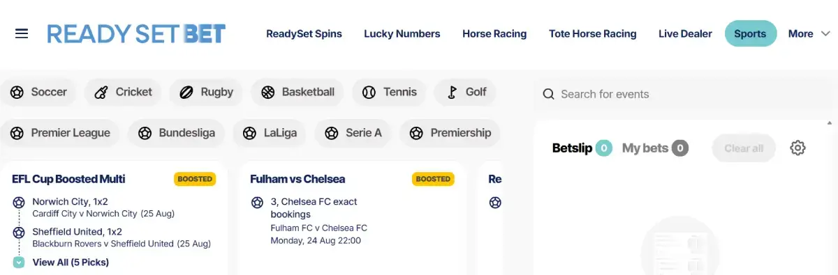 readysetbet sportsbook