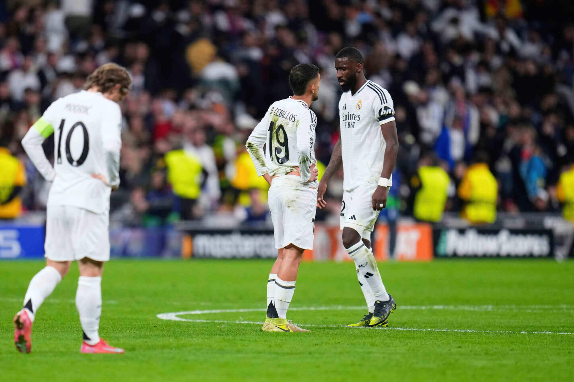 Jugadores del Real Madrid vs Arsenal