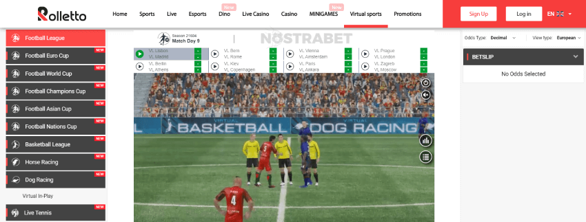 Rolletto Virtual Sports