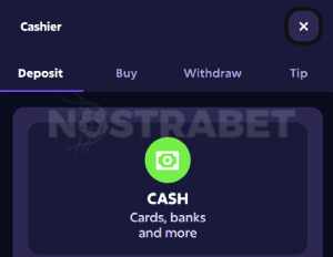 Roobet deposit