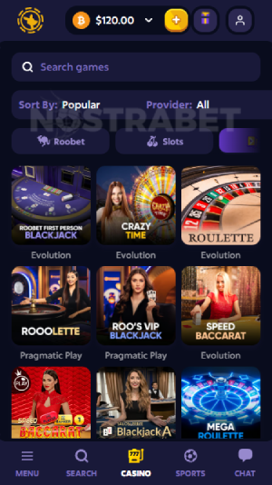 roobet live casino