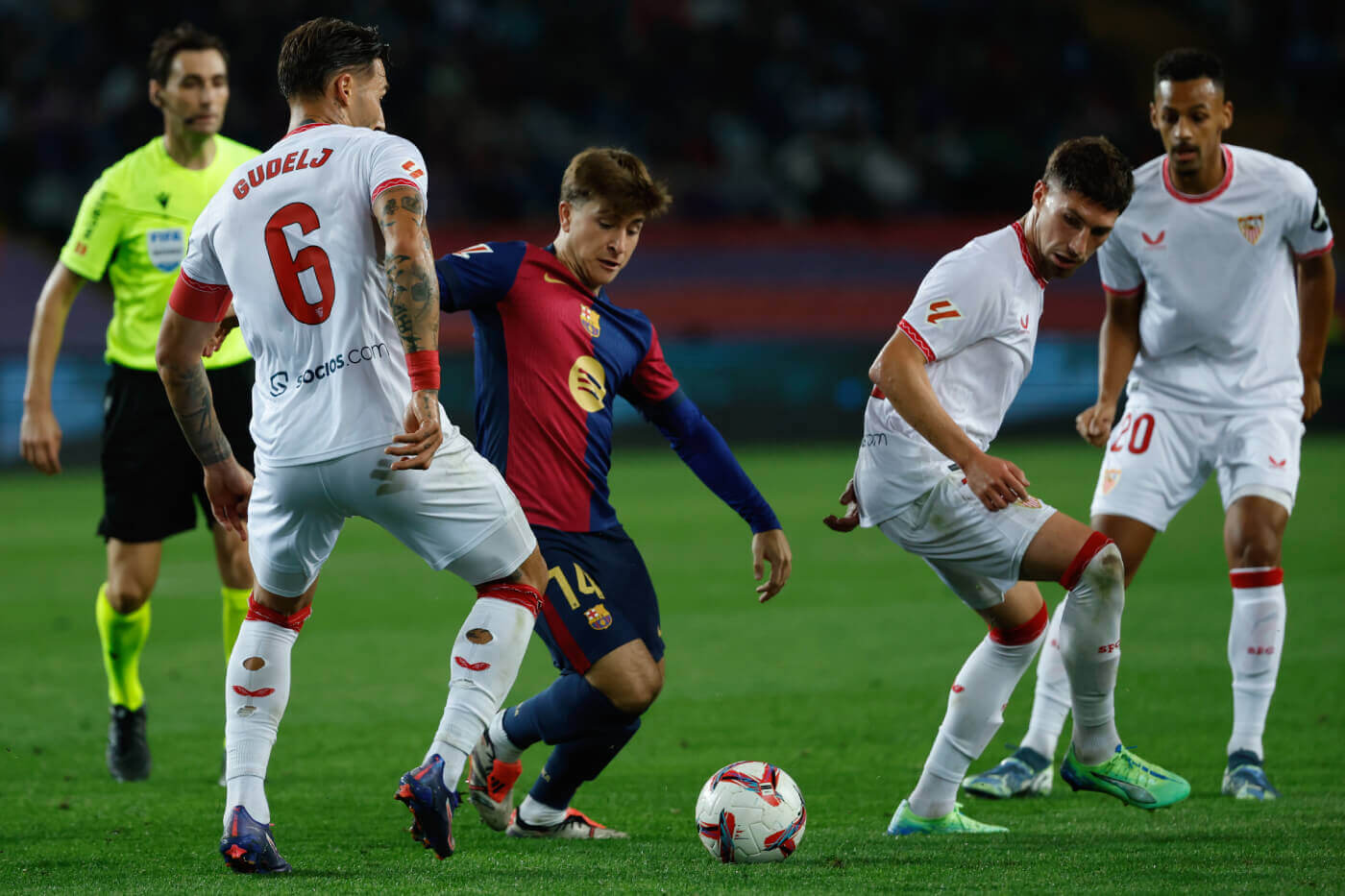 Sevilla jogadoras x Barcelona