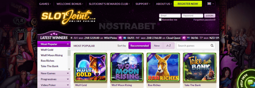 slotjoint 500 free spins