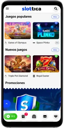 Slottica version movil