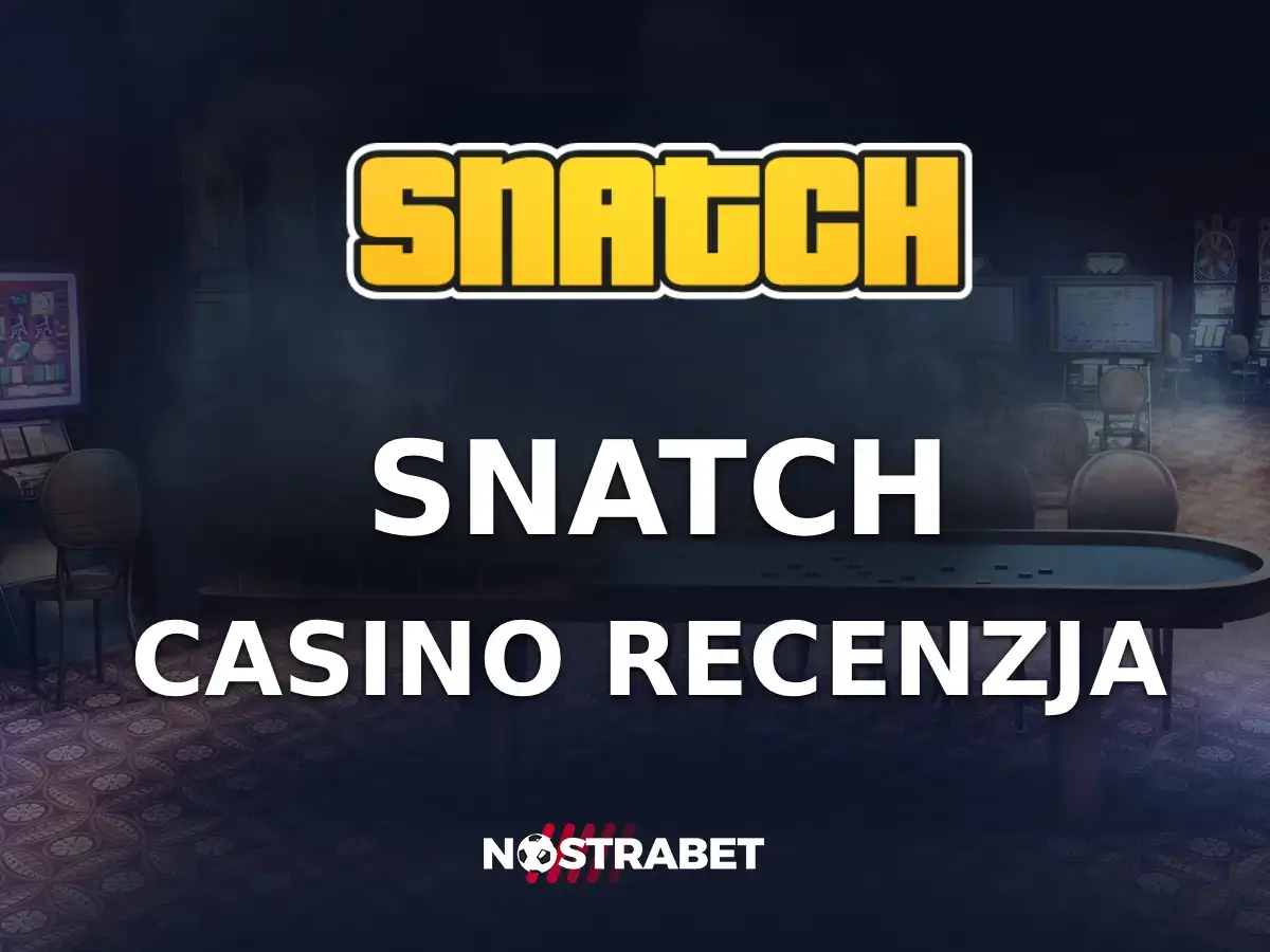 Interfejs Snatch Casino pokazujący gry i bonusy
