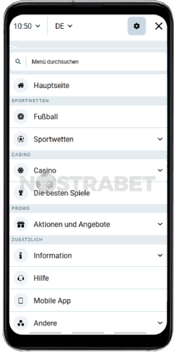 Spinbetter Mobile Spieloptionen