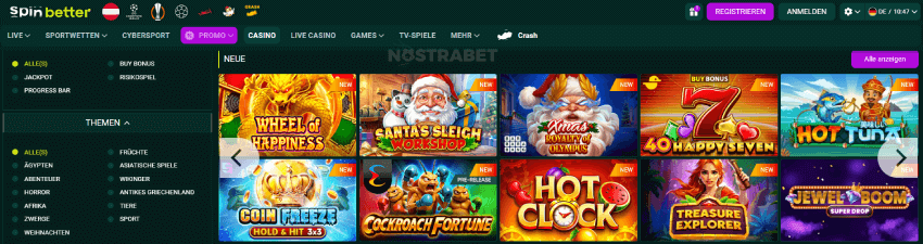 Spinbetter Casino Spiel