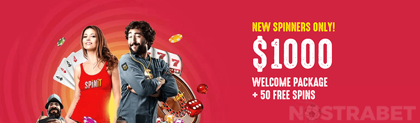 Spinit casino welcome offer