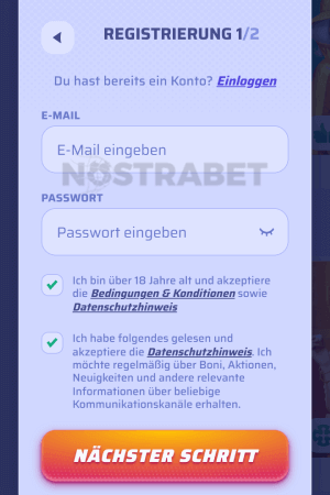 Spinrollz Casino mobile Registrierung