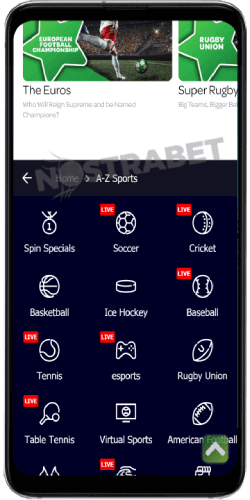 spinsports android app sports