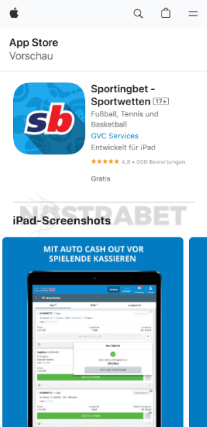 Sportingbet iOS-Download