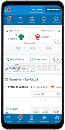 Sportingbet mobile Version