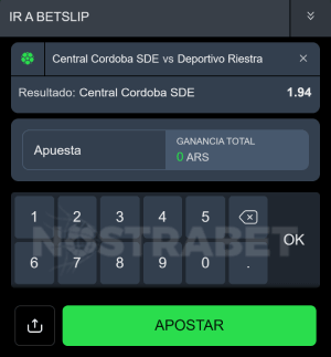 Sportsbet móvil boleto de apuestas