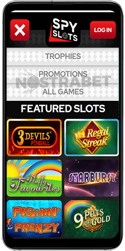 Spy Slots Casino Mobile Version