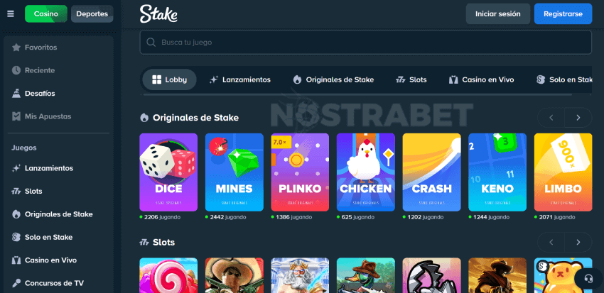Stake juegos de casino