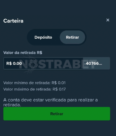 etapas de retirada do stake