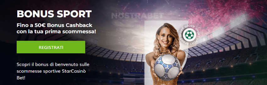 bonus di benvenuto sportivo starcasino