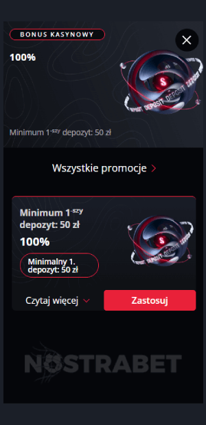 kasyno bonus powitalny starda