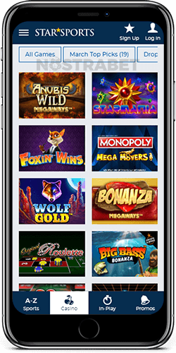 StarSports iOS App Casino