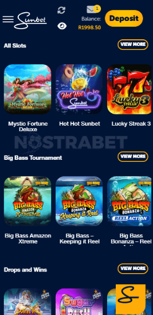 sunbet casino games