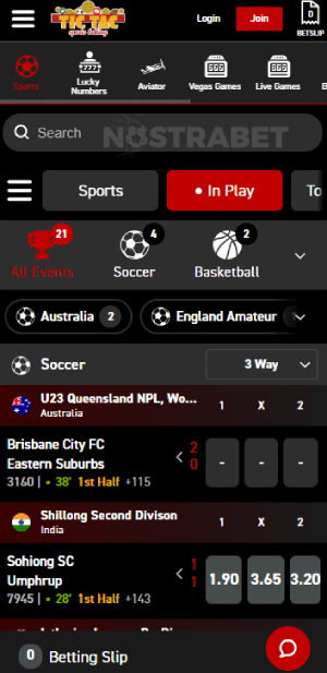 Tic Tac Bets live betting
