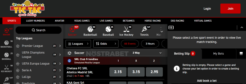 Tic Tac Bets sportsbook