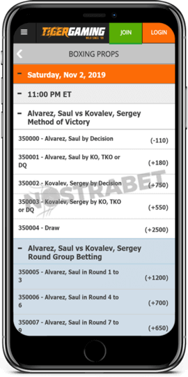 tigergamig ios app boxing props