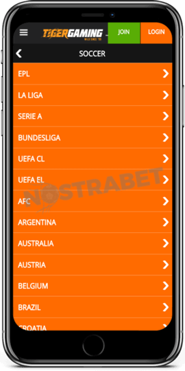 tigergaming ios app soccer betting
