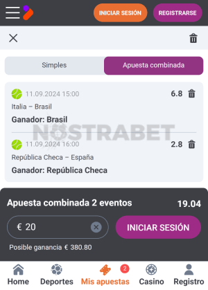 TonyBet cómo apostar móvil