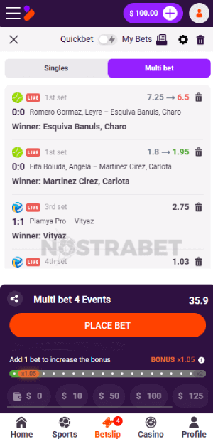 Tonybet how to place bet