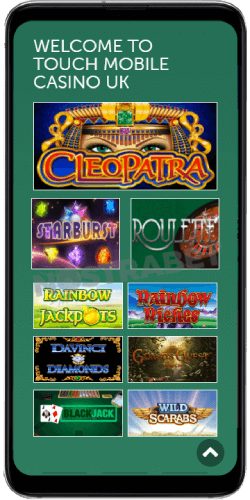 TouchMobile casino on a mobile
