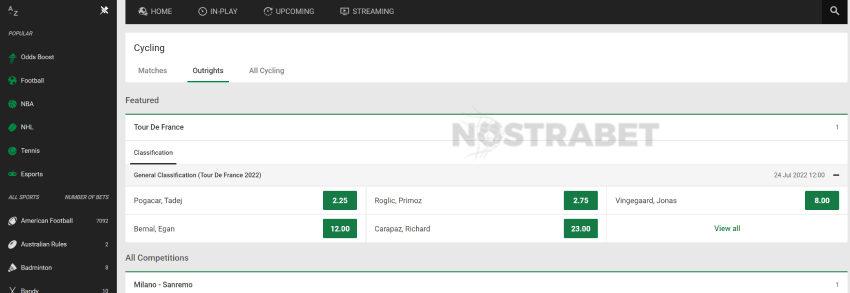 unibet tour de france betting