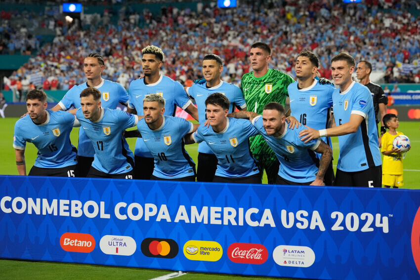 Seleção Uruguaia na Copa América 2024