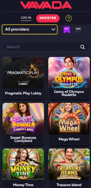 Vavada live casino