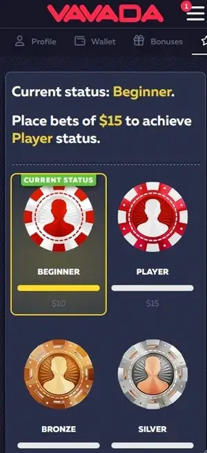vavada loyalty bonus