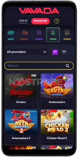 Vavada mobile app