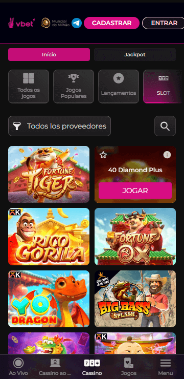 jogos de cassino vbet